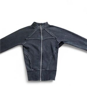 Dark Gray Zip-Up Jacket